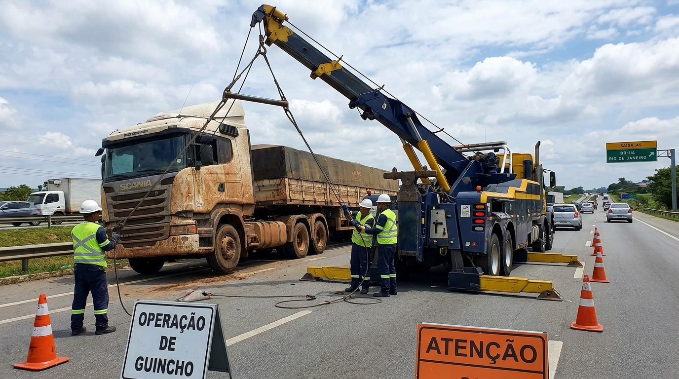 Guincho para Caminhão em Piracicaba‑SP