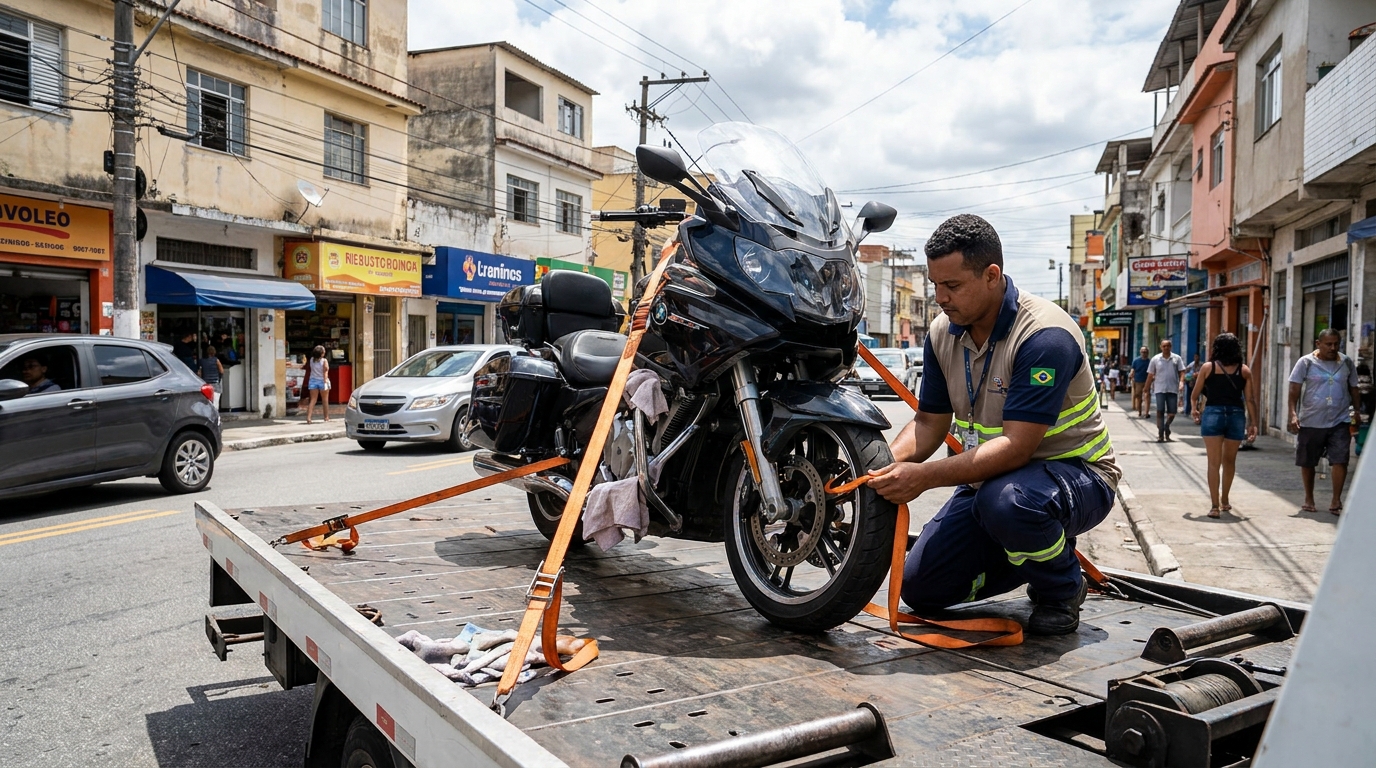 Guincho para Moto em Piracicaba‑SP