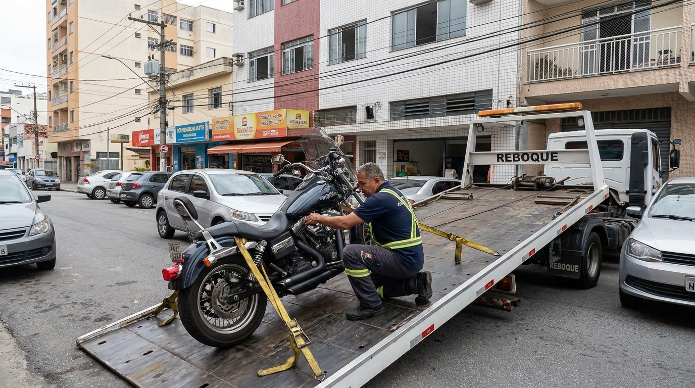 Guincho para Moto em Piracicaba‑SP
