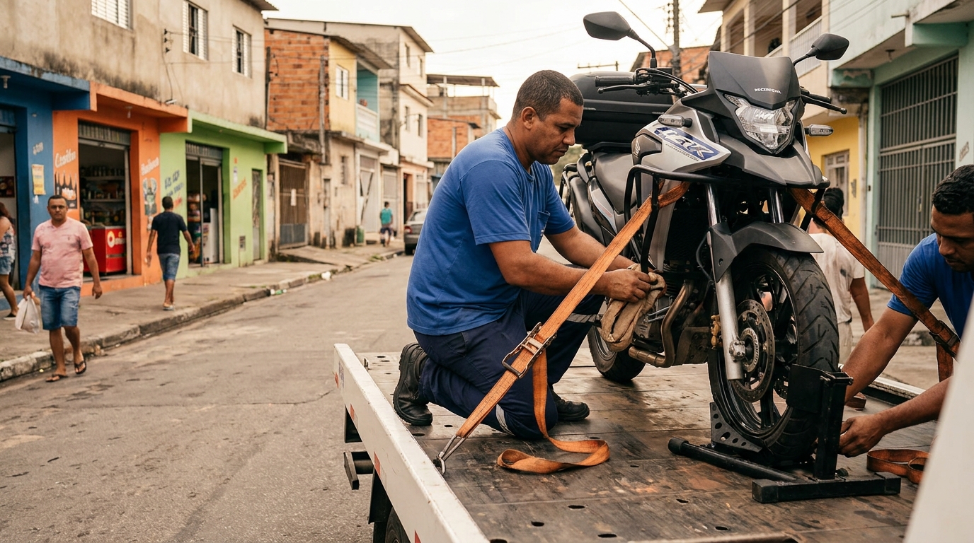 Guincho para Moto perto de mim em Piracicaba‑SP